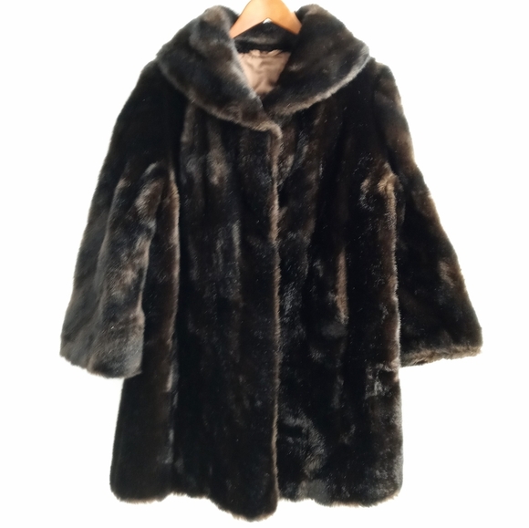 Vintage Lykafur Faux‎ Mink Coat - Picture 1 of 14